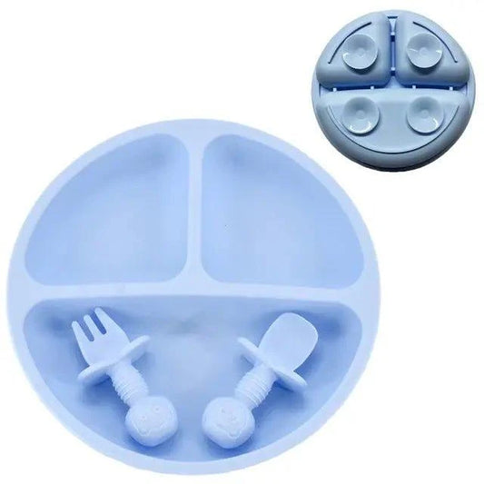 Safe and Convenient Baby Silicone Plate Set | FDA-Approved - Home Kartz