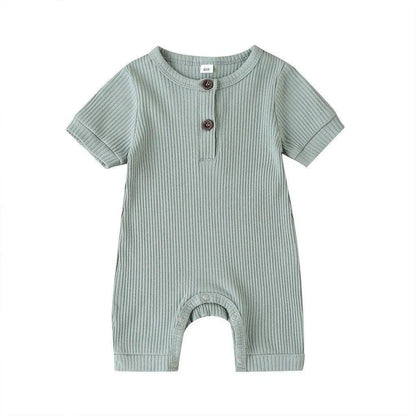 Stylish and Comfortable Baby Solid Romper – 100% Cotton for Boys and Girls - Home Kartz