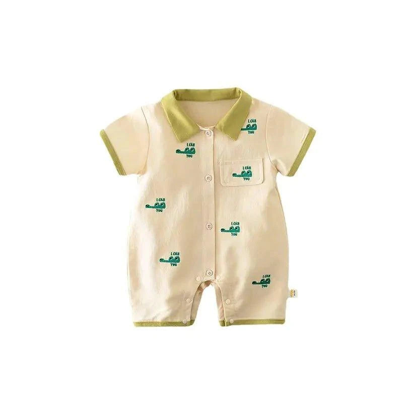 Ultimate Protection with Baby Summer Crocodile Jumpsuit – Breathable and Adorable - Home Kartz