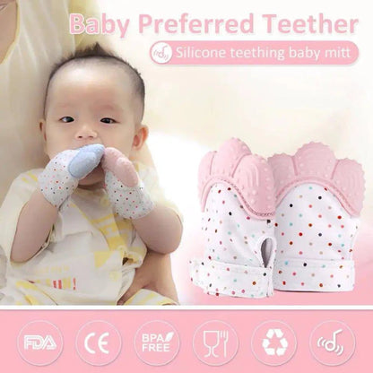 Teething Baby Gloves - Safe & Soothing Relief for Your Little One - Home Kartz