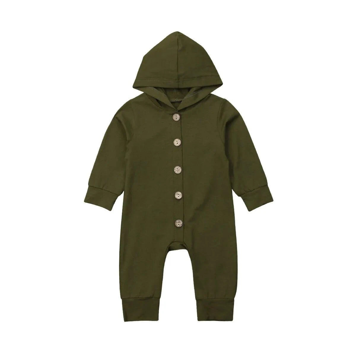 Cozy and Stylish Baby Toddler Hooded Romper - Perfect for Every Day - Home Kartz