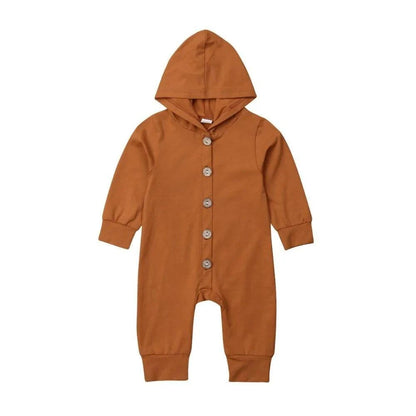 Cozy and Stylish Baby Toddler Hooded Romper - Perfect for Every Day - Home Kartz