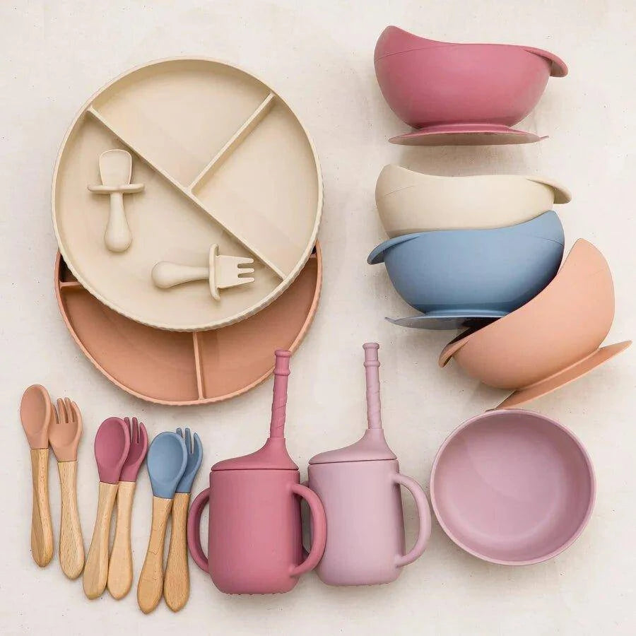 Hassle-Free Feeding with Baby Weaning Plate Bowl Set of 5 - Home Kartz