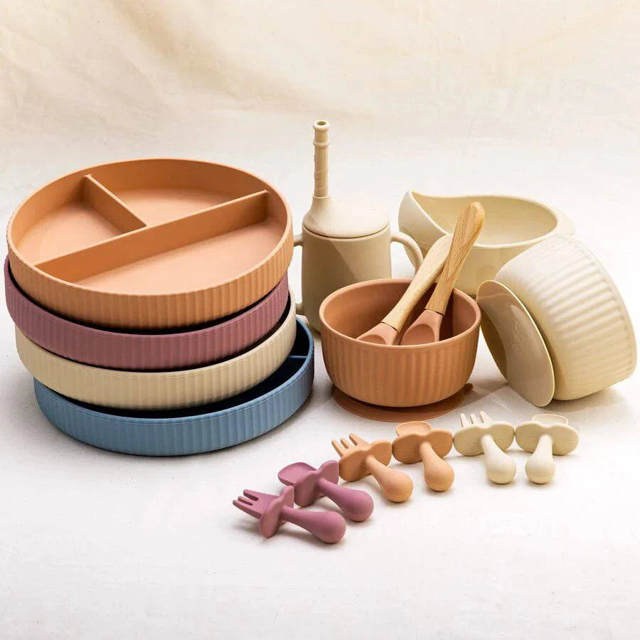 Hassle-Free Feeding with Baby Weaning Plate Bowl Set of 5 - Home Kartz