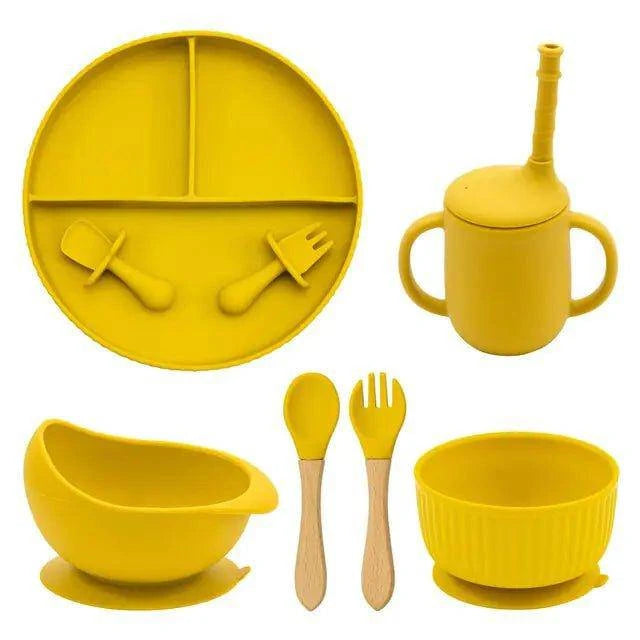 Make Weaning Hassle-Free with Baby Weaning Solid Food Plate Bowl Set of 5 - Home Kartz