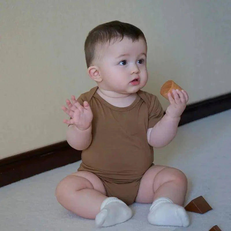 Keep Your Baby Cool and Comfy with Bamboo Fiber Baby Romper - Home Kartz