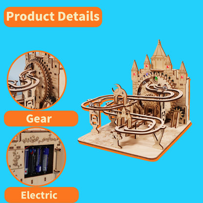 ⚙️ Stop Building Static Puzzles. Start Building Kinetic Machines. The 3D Wooden Engineering Project That Becomes a Mesmerizing, Motorized Marble Masterpiece