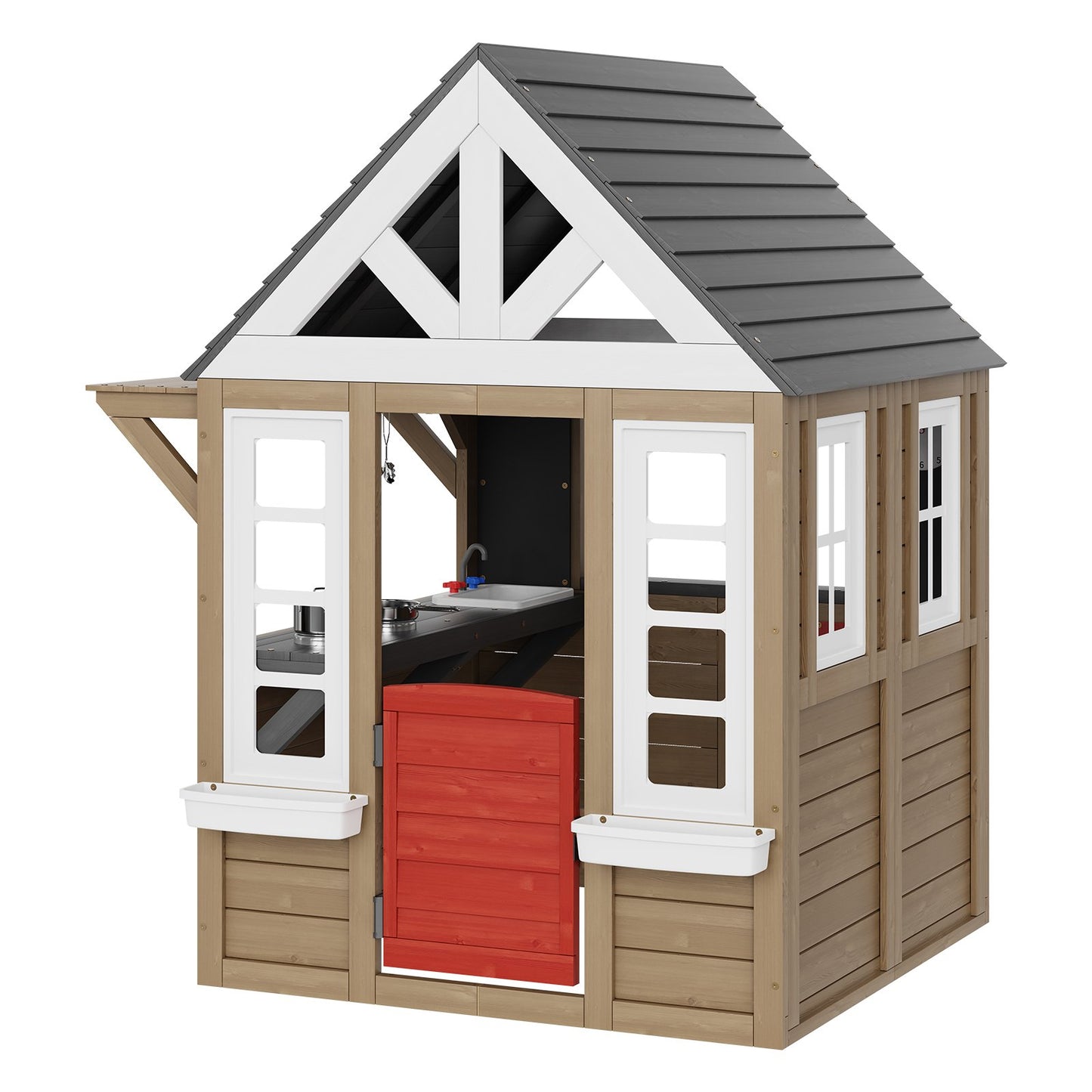 🏡 Their First Home, Right in Your Backyard. The Officially Licensed Cedar Wood Cottage That Turns Outdoor Play into a Lifetime of Core Memories