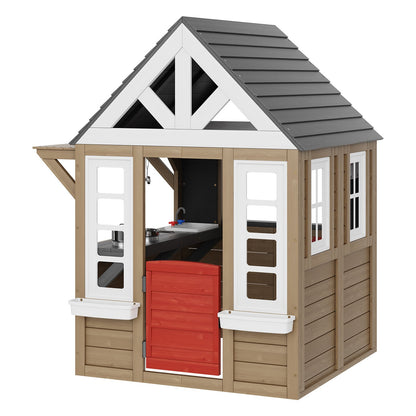 🏡 Their First Home, Right in Your Backyard. The Officially Licensed Cedar Wood Cottage That Turns Outdoor Play into a Lifetime of Core Memories