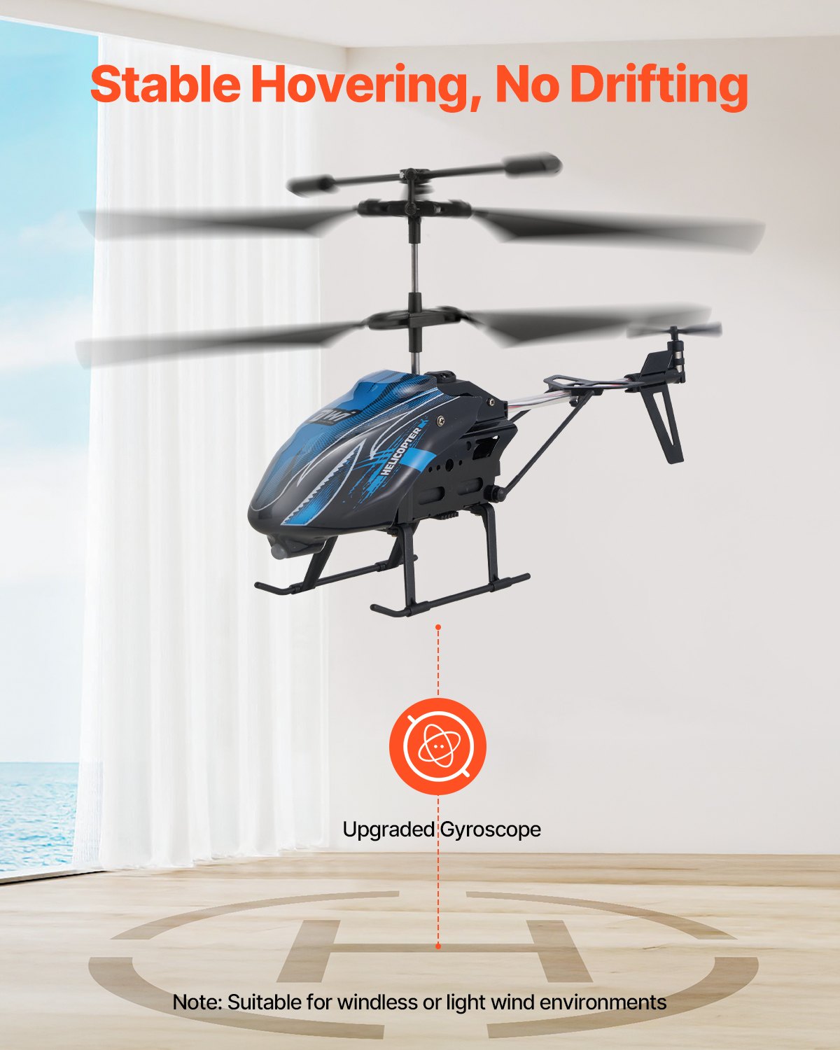Remote Control Helicopter Toy with LED Lights