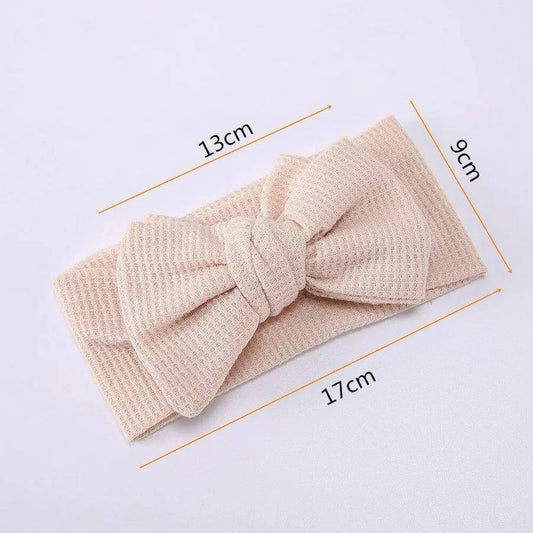 Adorable Big Bow Baby Headband – Soft and Stylish for Newborns and Infants - Home Kartz