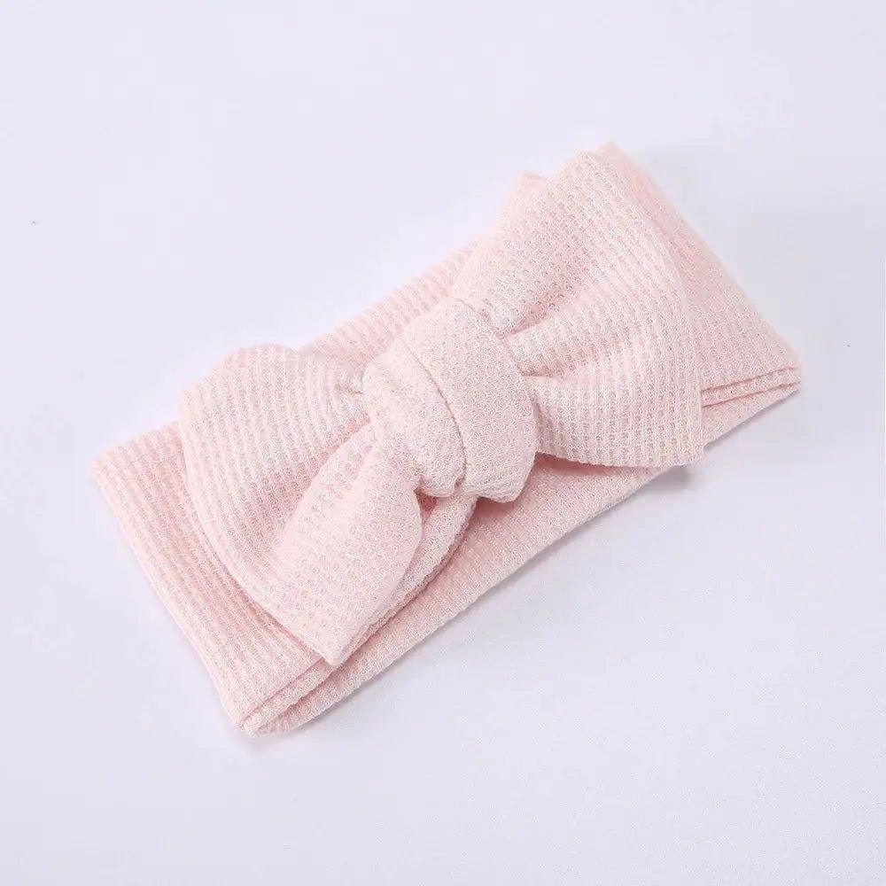 Adorable Big Bow Baby Headband – Soft and Stylish for Newborns and Infants - Home Kartz