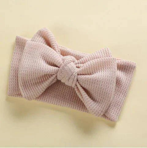 Adorable Big Bow Baby Headband – Soft and Stylish for Newborns and Infants - Home Kartz