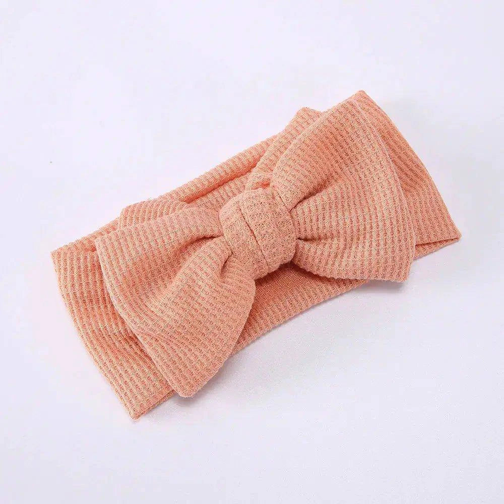 Adorable Big Bow Baby Headband – Soft and Stylish for Newborns and Infants - Home Kartz