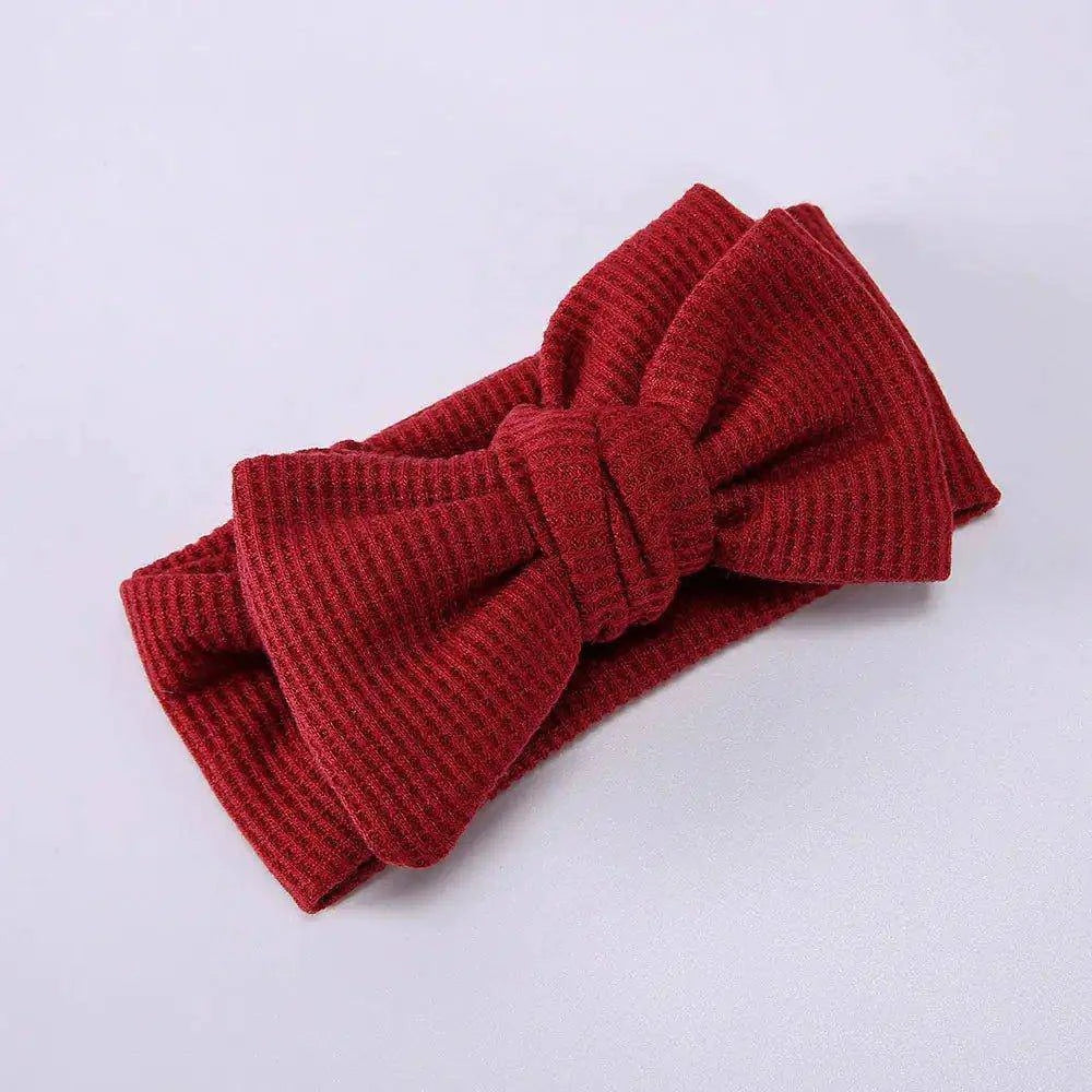 Adorable Big Bow Baby Headband – Soft and Stylish for Newborns and Infants - Home Kartz