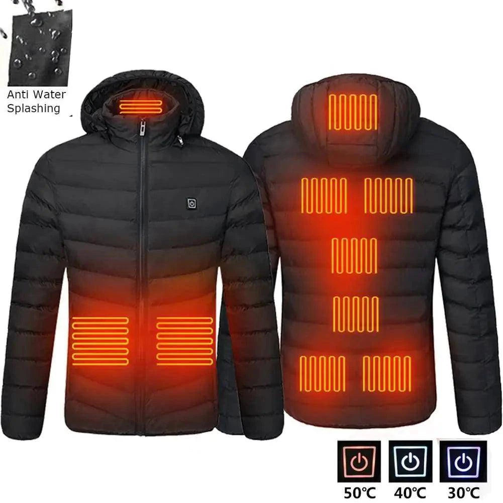 🔥 Hooded Heated Jackets | Stay Warm & Dry in Any Weather 🌧️ - Home Kartz