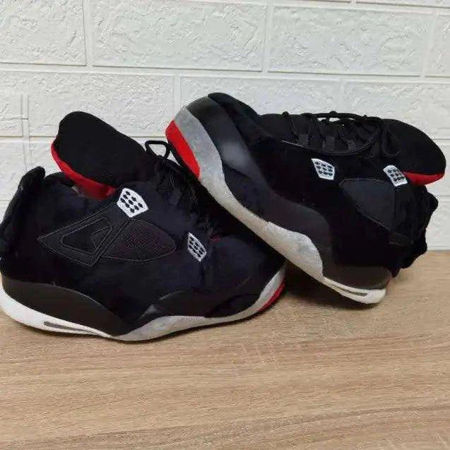 Black Retro Inspired Novelty Sneaker Slippers - Home Kartz