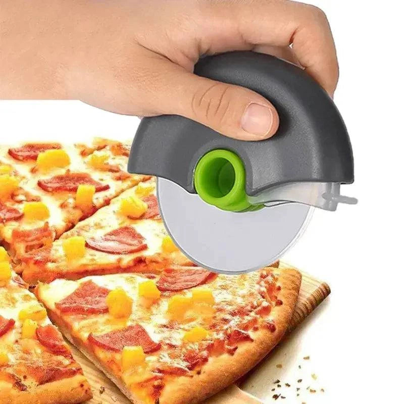 Stainless Steel Pizza Cutters - Effortless, Precise Slicing with Sharp Blade - Home Kartz