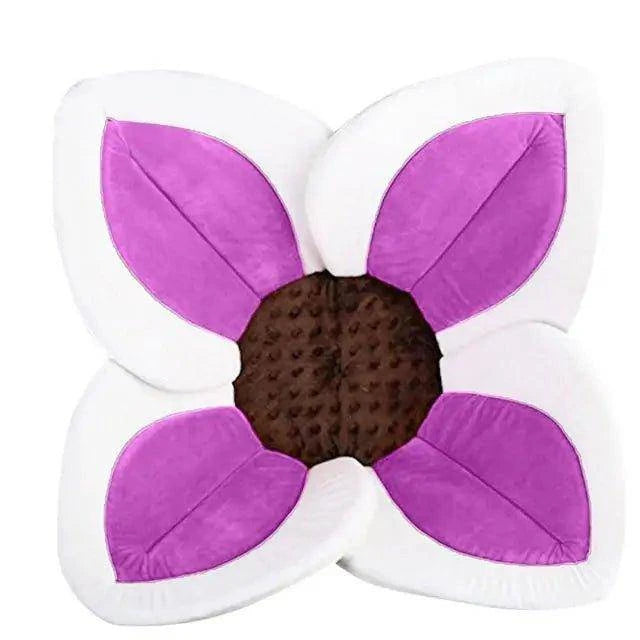 Soft and Safe Flower Baby Bathtub Mat – Non-Slip Bath Cushion for Infants - Home Kartz