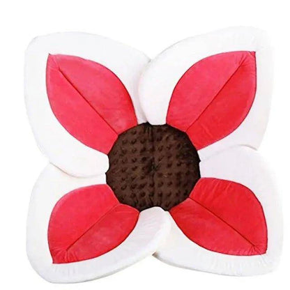 Soft and Safe Flower Baby Bathtub Mat – Non-Slip Bath Cushion for Infants - Home Kartz