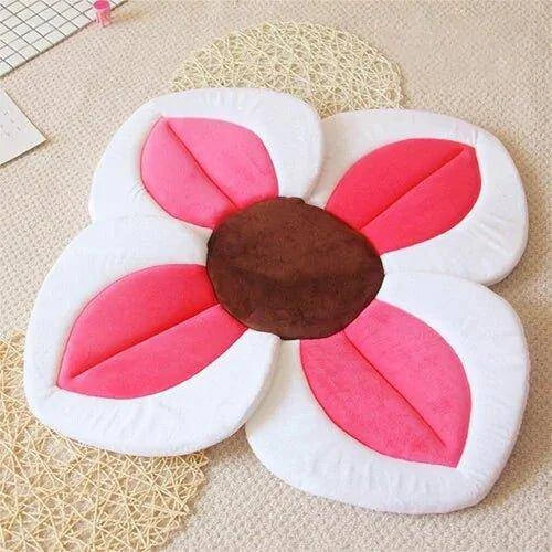 Soft and Safe Flower Baby Bathtub Mat – Non-Slip Bath Cushion for Infants - Home Kartz