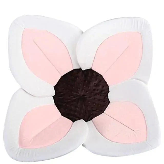 Soft and Safe Flower Baby Bathtub Mat – Non-Slip Bath Cushion for Infants - Home Kartz