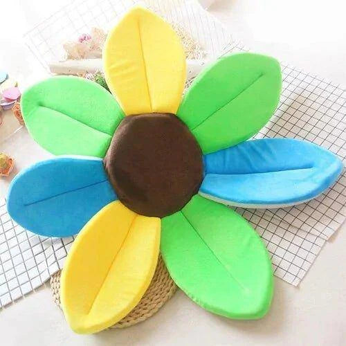 Soft and Safe Flower Baby Bathtub Mat – Non-Slip Bath Cushion for Infants - Home Kartz