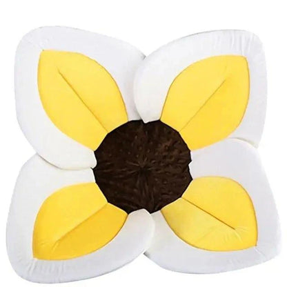 Soft and Safe Flower Baby Bathtub Mat – Non-Slip Bath Cushion for Infants - Home Kartz