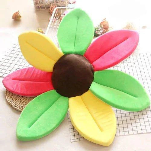 Soft and Safe Flower Baby Bathtub Mat – Non-Slip Bath Cushion for Infants - Home Kartz