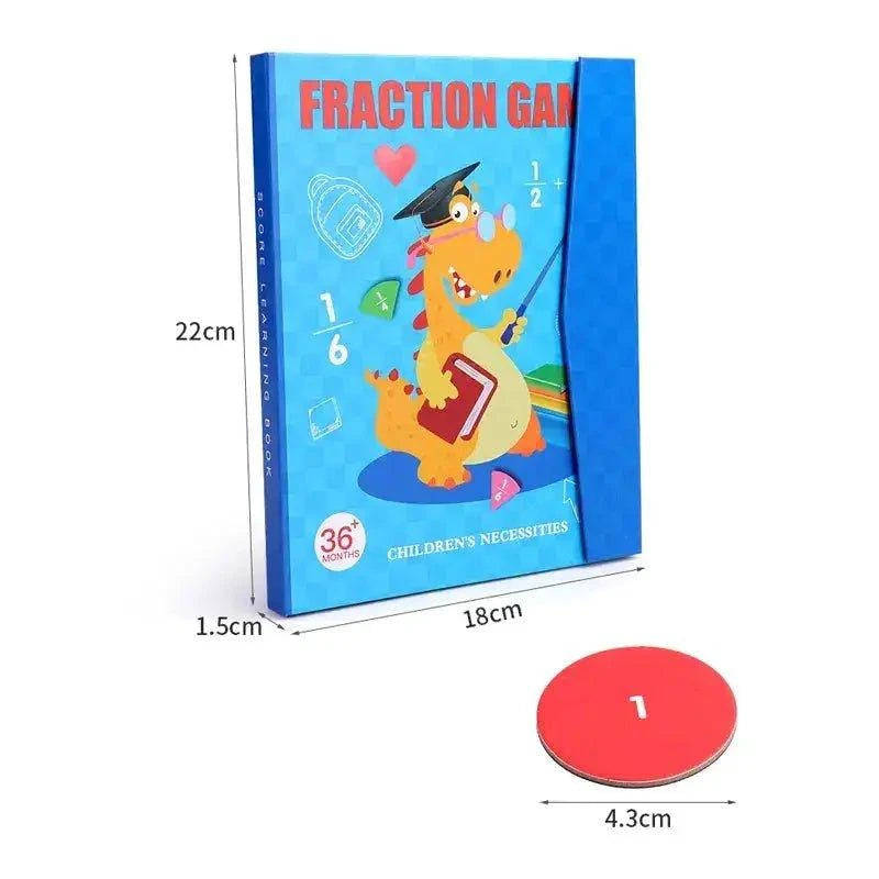 Boost Your Child’s Math Skills with the Children's Magnetic Fraction Book - Home Kartz