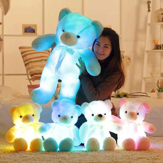 ✨ Light Up Their World with Cuddles: Introducing the Magical LED Teddy Bear Toy! - Home Kartz