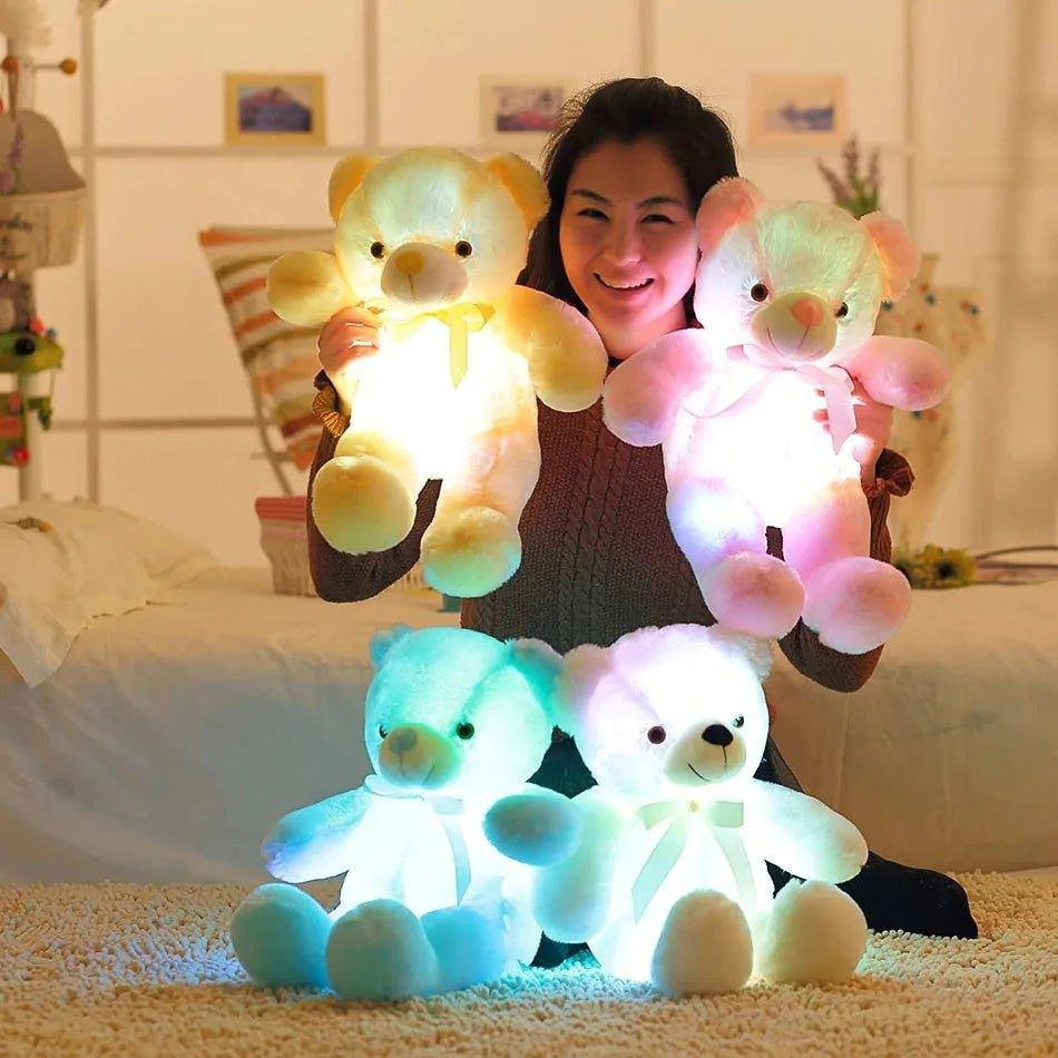 ✨ Light Up Their World with Cuddles: Introducing the Magical LED Teddy Bear Toy! - Home Kartz