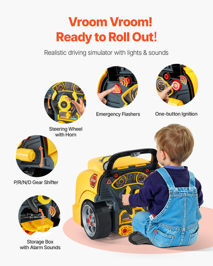60-Piece Kids Mechanic Car Repair Set
