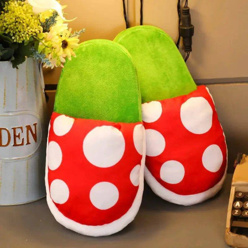 Stand Out with Cannibal Flower Plush Shoes – Tropical Style Meets Ultimate Comfort - Home Kartz