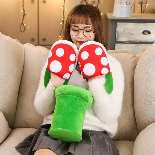 Stand Out with Cannibal Flower Plush Shoes – Tropical Style Meets Ultimate Comfort - Home Kartz