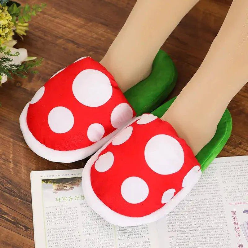 Stand Out with Cannibal Flower Plush Shoes – Tropical Style Meets Ultimate Comfort - Home Kartz