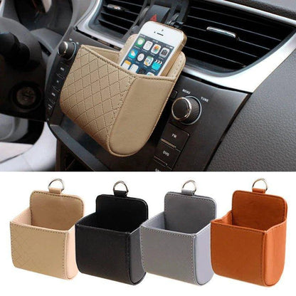 Maximize Space with Our Versatile Car Storage Bag – Premium Leather Organizer - Home Kartz