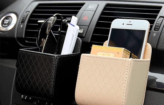Maximize Space with Our Versatile Car Storage Bag – Premium Leather Organizer - Home Kartz