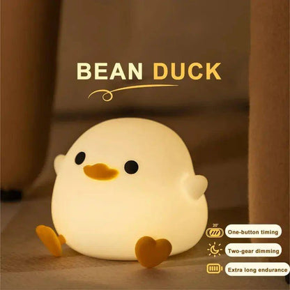 Charming Cartoon Duck LED Night Light – Soft Glow for Kids’ Bedroom, Nursery, or Playroom - Home Kartz
