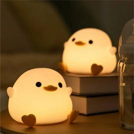 Charming Cartoon Duck LED Night Light – Soft Glow for Kids’ Bedroom, Nursery, or Playroom - Home Kartz