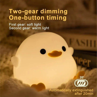 Charming Cartoon Duck LED Night Light – Soft Glow for Kids’ Bedroom, Nursery, or Playroom - Home Kartz