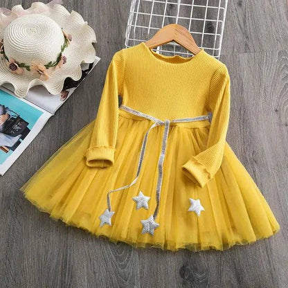 Shine Bright in Every Occasion with Our Spring Sequins Dress for Kids - Home Kartz