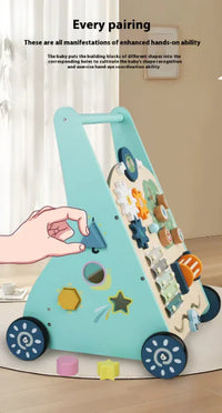 Encourages Balance, Builds Strength, and Sparks Independence — All in One Wooden Walker.