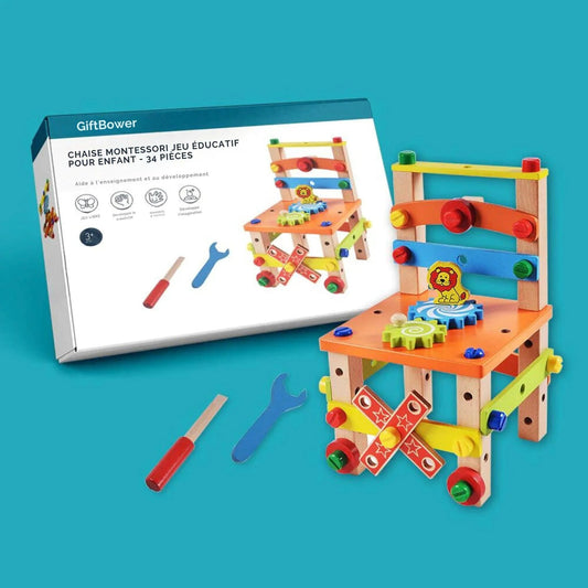 Montessori Chair | Educational DIY Toy for Creative Learning - Home Kartz