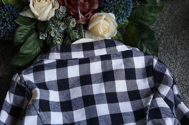 Elegant Checked Lace Dress for Girls: Comfort Meets Style - Home Kartz