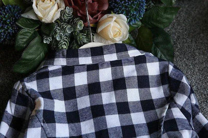 Elegant Checked Lace Dress for Girls: Comfort Meets Style - Home Kartz