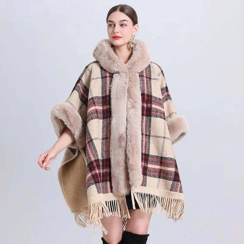 Stylish Plaid Cardigan with Batwing Sleeves – Perfect for Cozy & Chic Everyday Wear - Home Kartz