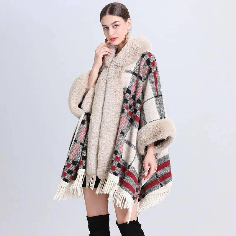 Stylish Plaid Cardigan with Batwing Sleeves – Perfect for Cozy & Chic Everyday Wear - Home Kartz