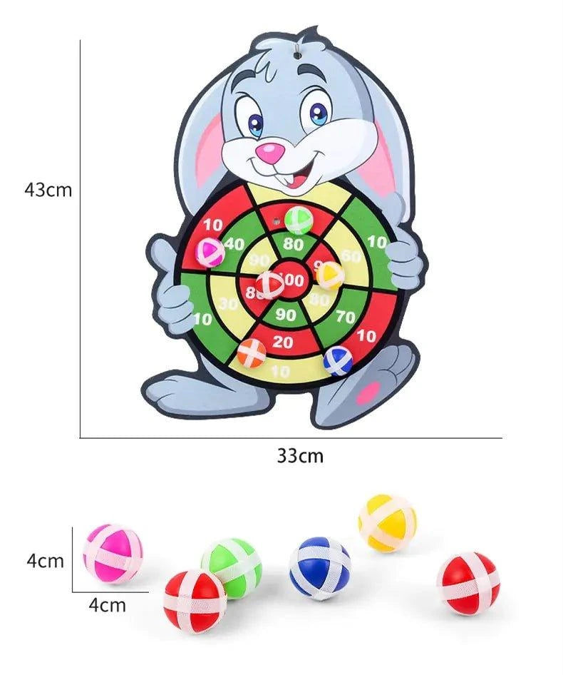 Unleash Learning Fun with the Children's Cartoon Animal Dart Board – A Perfect Gift for Kids! - Home Kartz