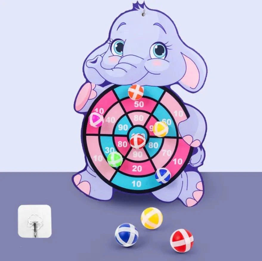 Unleash Learning Fun with the Children's Cartoon Animal Dart Board – A Perfect Gift for Kids! - Home Kartz